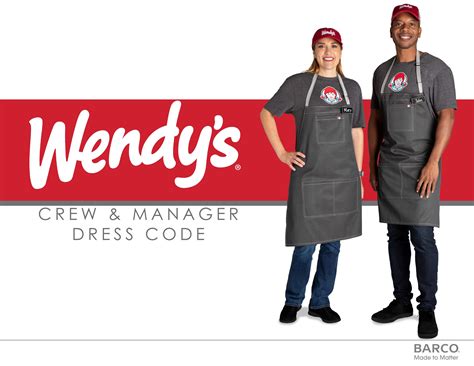 95 + $6. . Barco wendys manager uniform